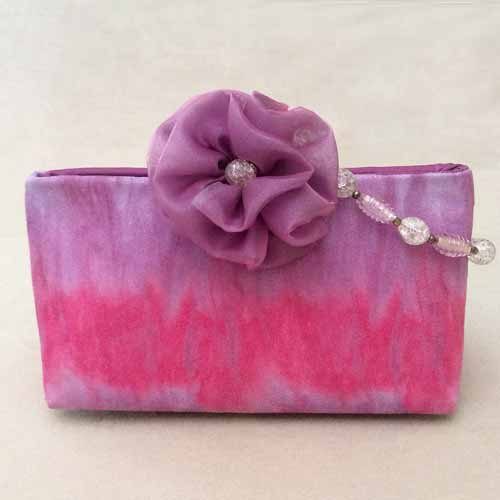 Pink Mauve designer purse-OOAK